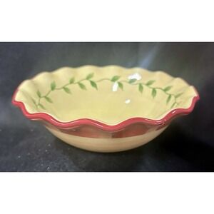 PFALTZGRAFF HAND PAINTED NAPOLI SCALLOPED EDGE SERVING /PASTA BOWL 8.5"  EXC.
